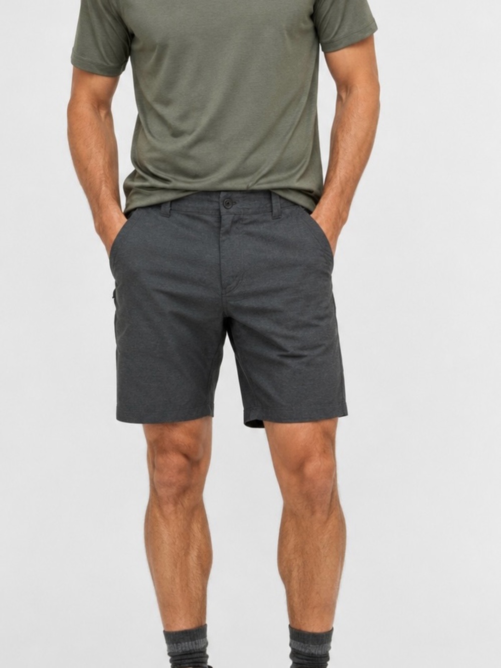 Kuhl Mens Gray Hiking Shorts Size 30 Outdoor Stretch Lightweight